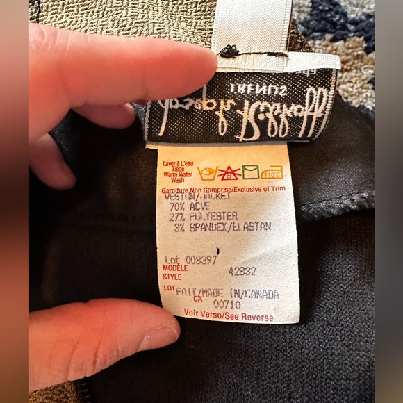 Joseph Ribkoff Full Zip Blazer Size 16 - Picture 6 of 7